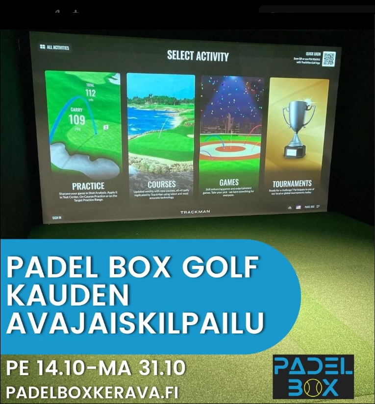 Padel Box Golfin kauden avaijaiskilpailu käynnissä!