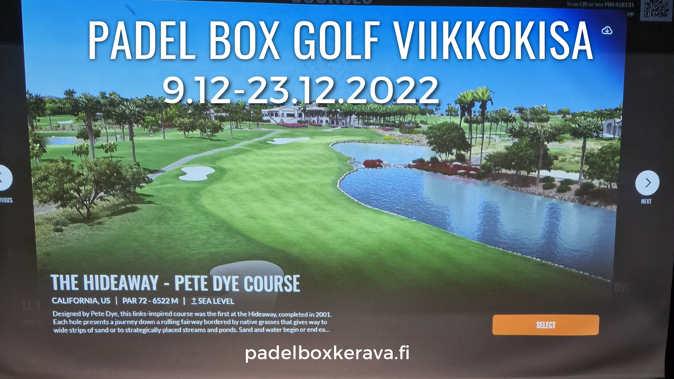 Padel Box Golfin viikkokisat jatkuvat!